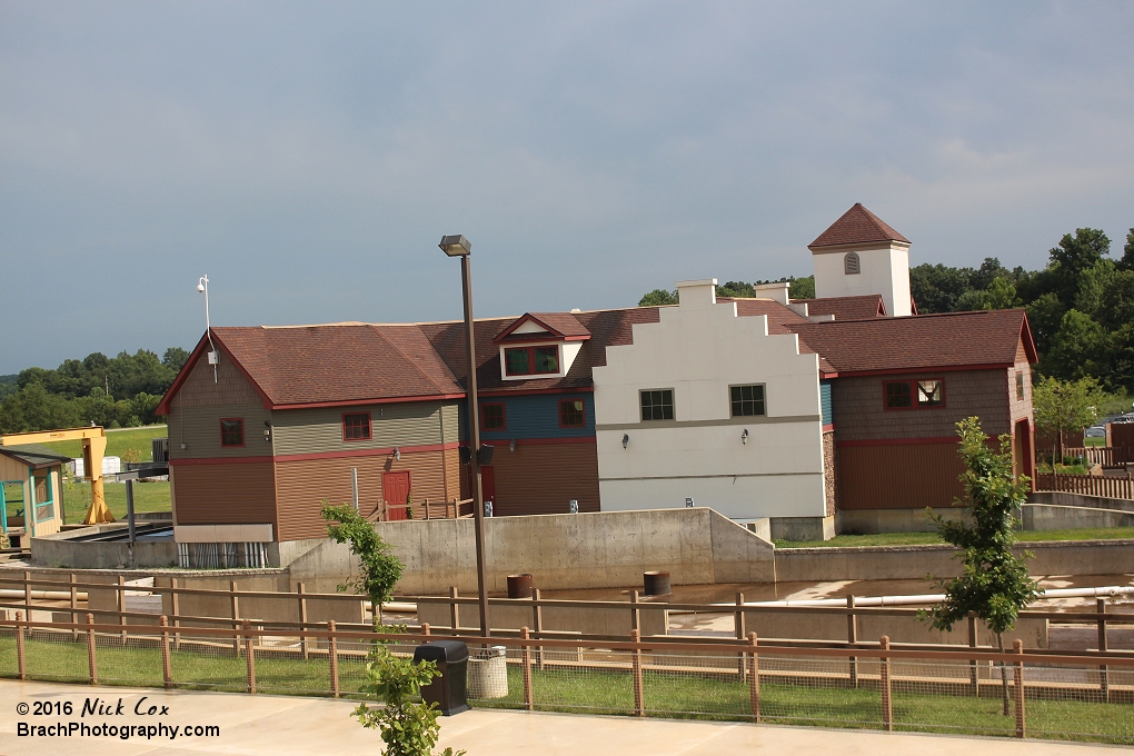 The leftovers of Pilgrim's Plunge, a giant water flume.