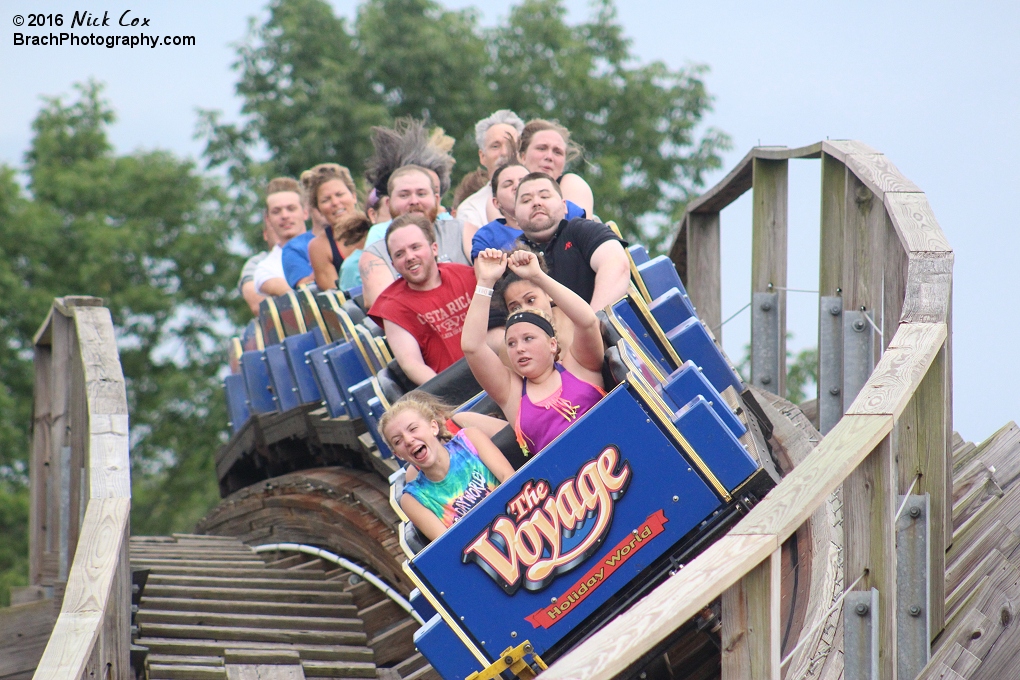 The journey back to the station, this is located right under the airtime hill.