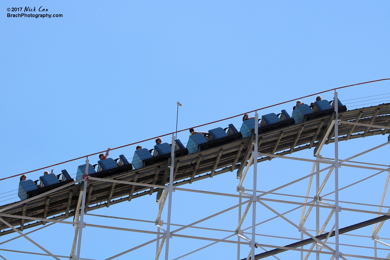 The lift hill.