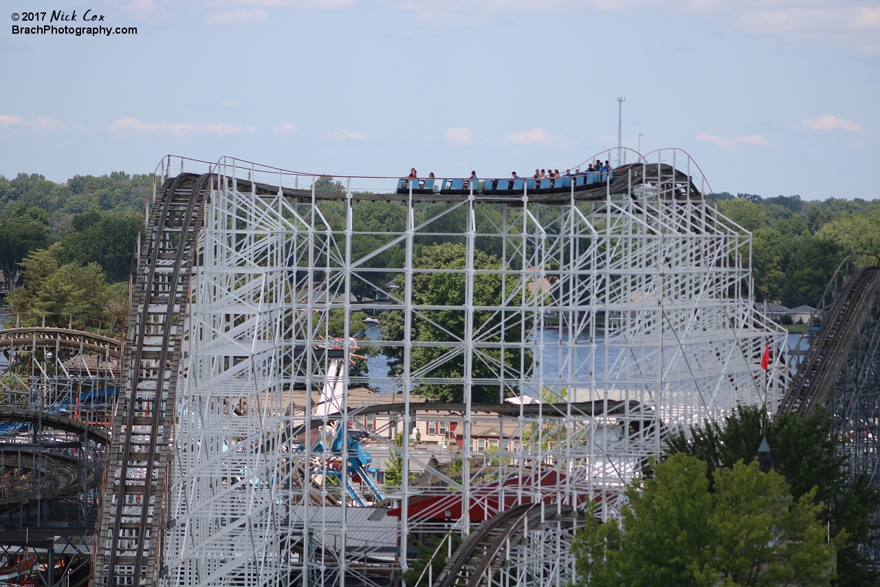 The ride structure.