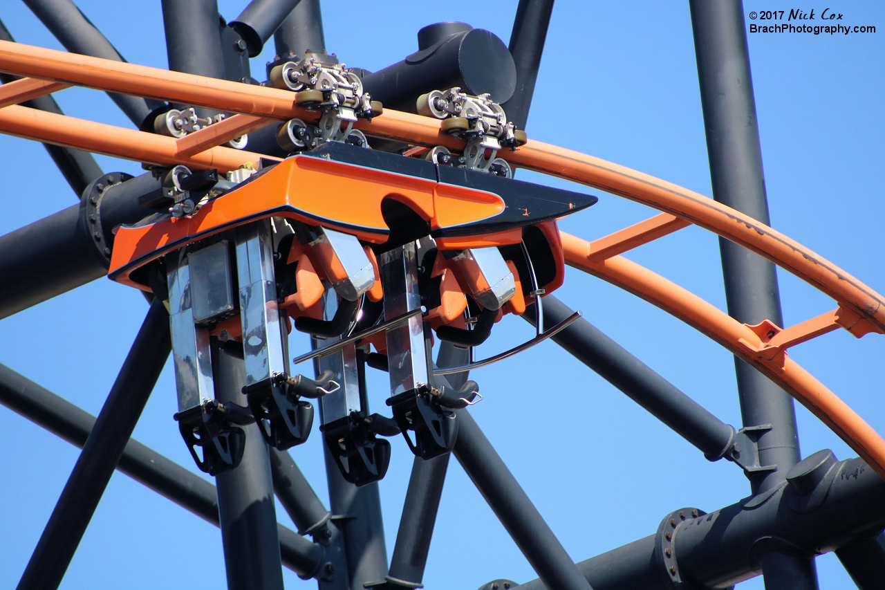 The ride in an inverted stall.