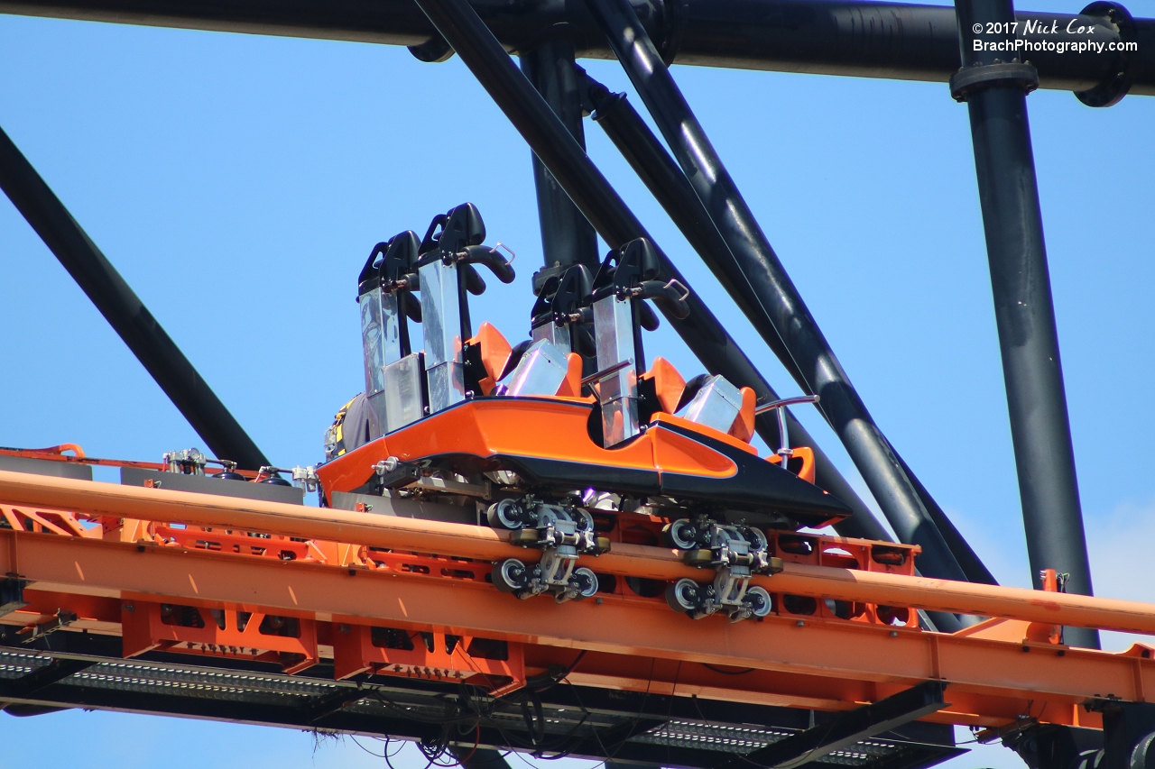 The ride on the brake run.