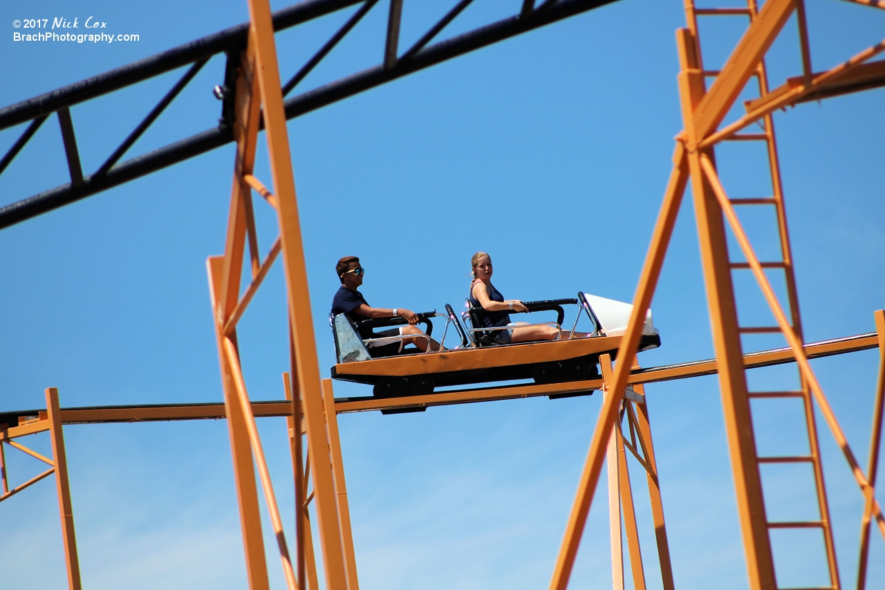 The ride before the first drop.