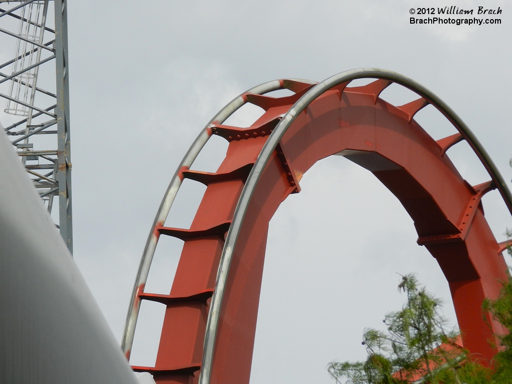 Chinese Fireball's vertical loop.