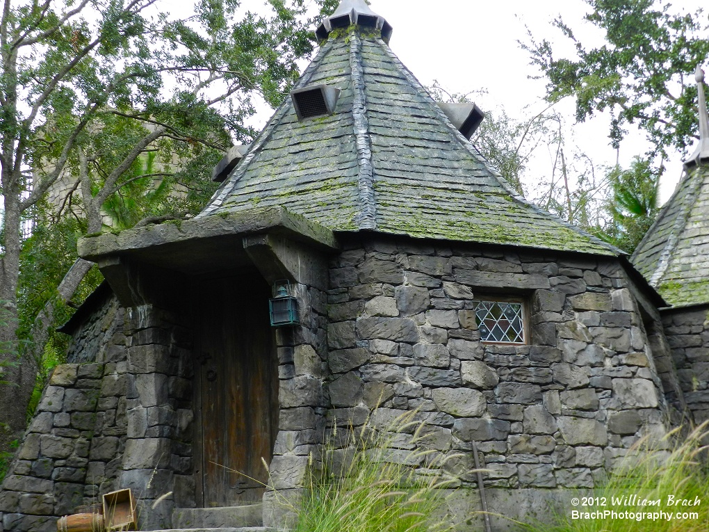 The hut that Hagrid lives in.