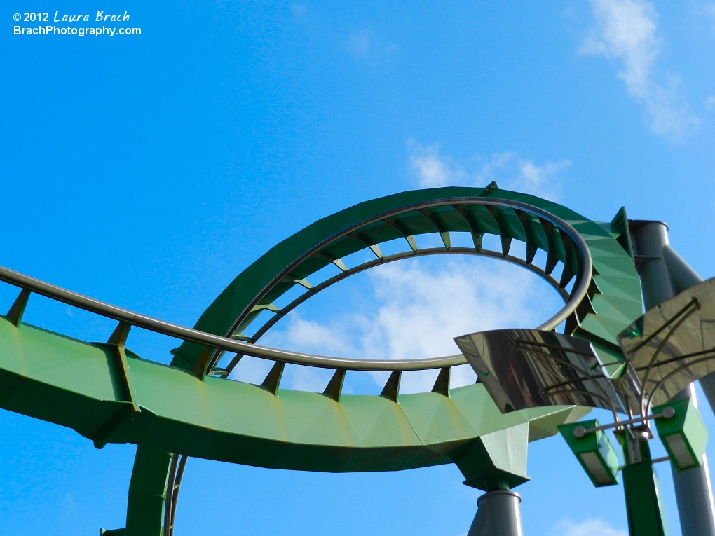 The green track of the Incredible Hulk.