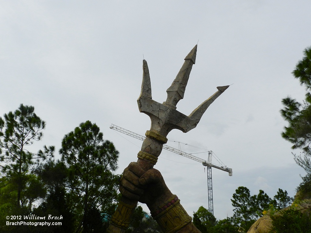 More of the theming inside the Lost Continent section.