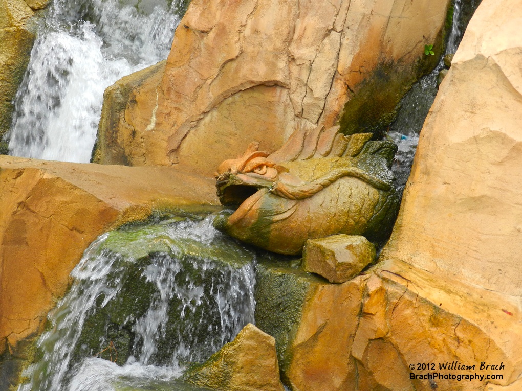 More of the theming inside the Lost Continent section.