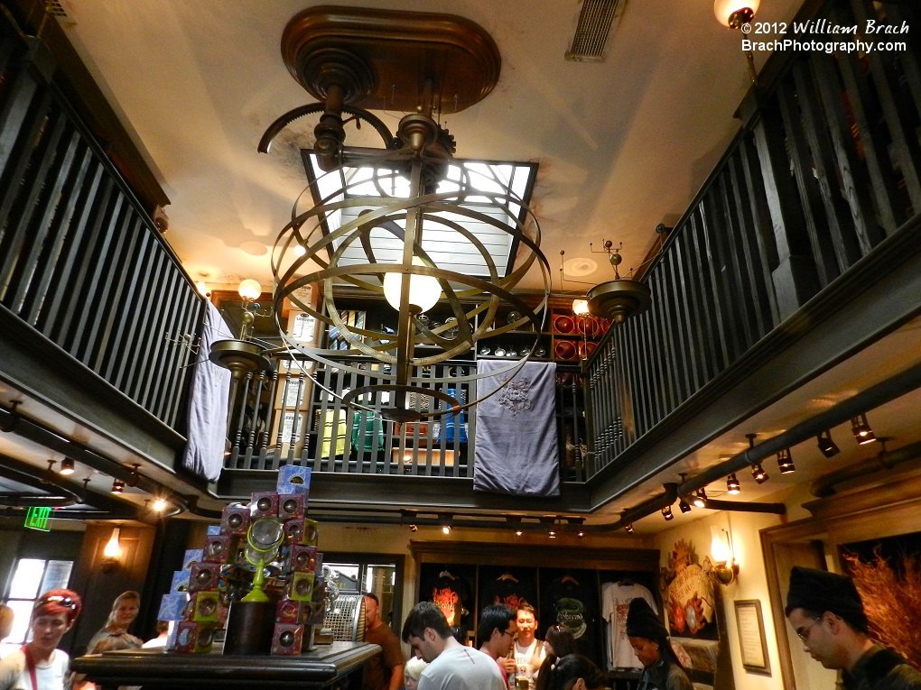 One of the several gift shops inside the Wizarding World of Harry Potter.