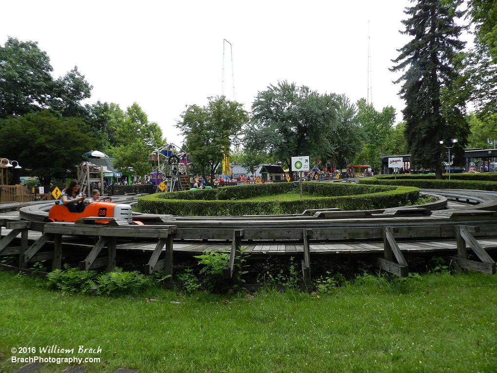 Other end of Auto Race.  This view is seen from the Minature Railroad.