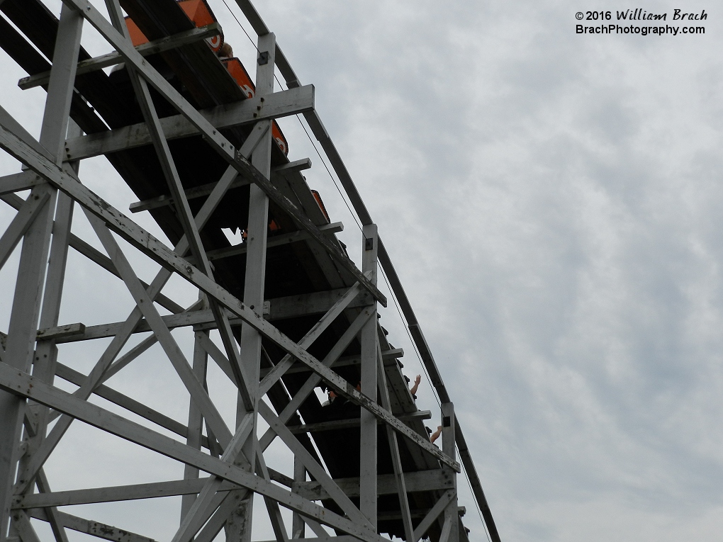 Classic wooden coaster.