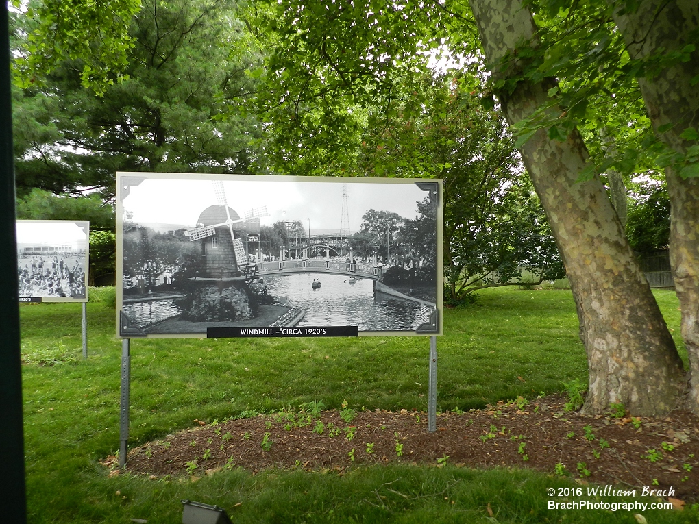 This is what the Windmill that still exists in the park today looked like around 1920.