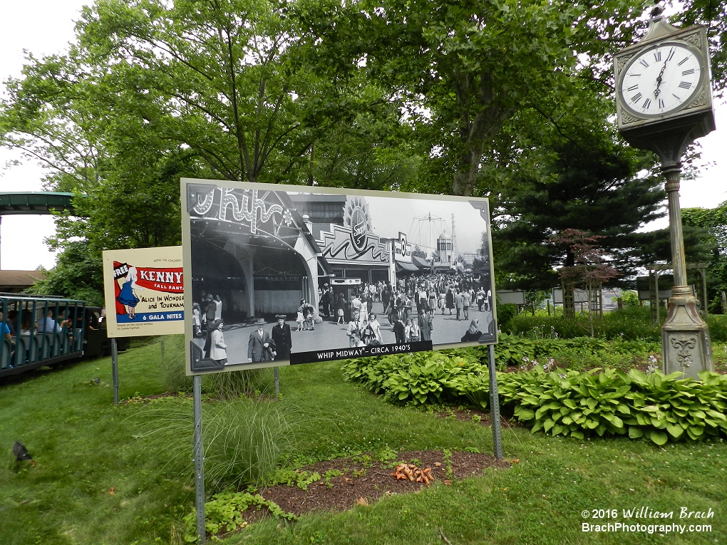 Sign of what the Whip Midway looked like around the 1950's.