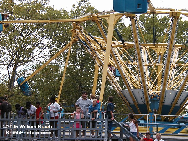 Kennywood's former Swing Around ride.  Located near the Lagoon.