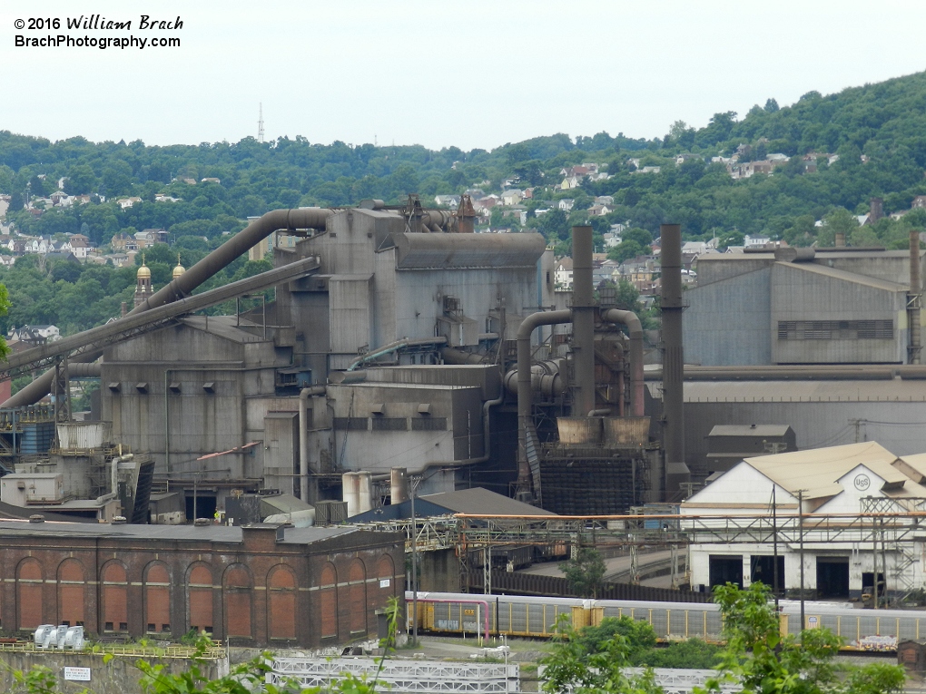 Pittsburgh steel mill seen from the Minature Railroad.