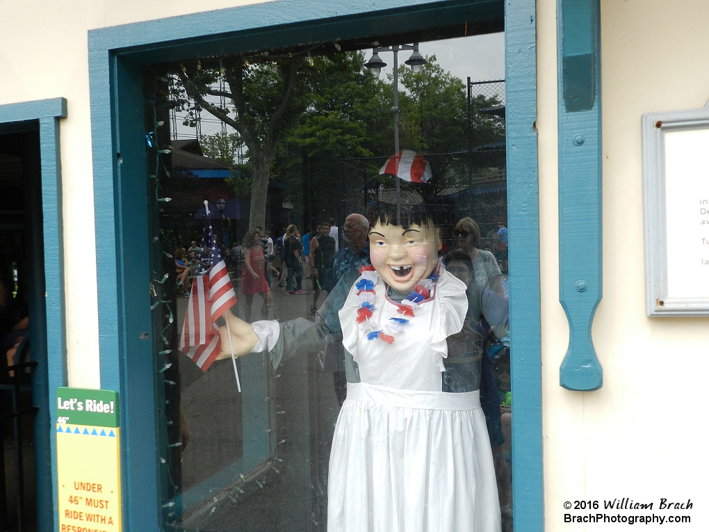 She's all decked up for the 4th of July!