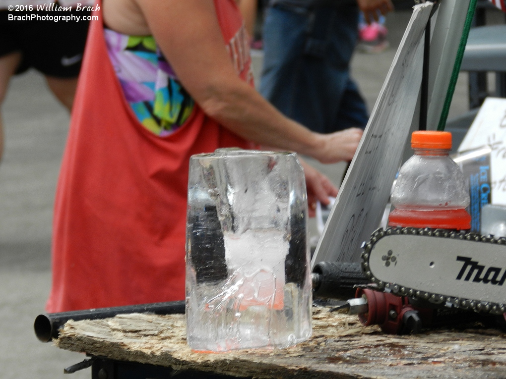 Darned thing wouldn't hold any of the gatorade.  It was too warm for the mug to survive.