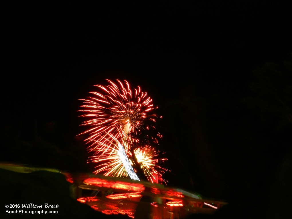 Fireworks for the 4th of July.