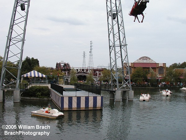 Designed by John A. Miller and opened in 1927.  Racer remains a popular coaster today.