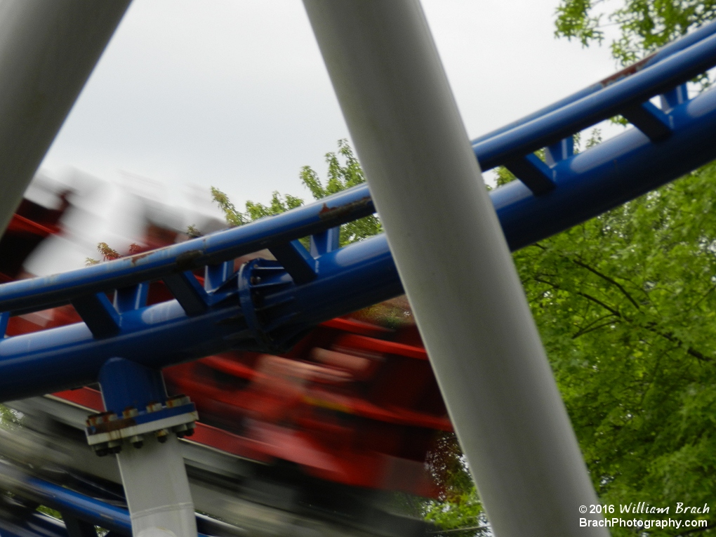 Blue track of Sky Rocket.