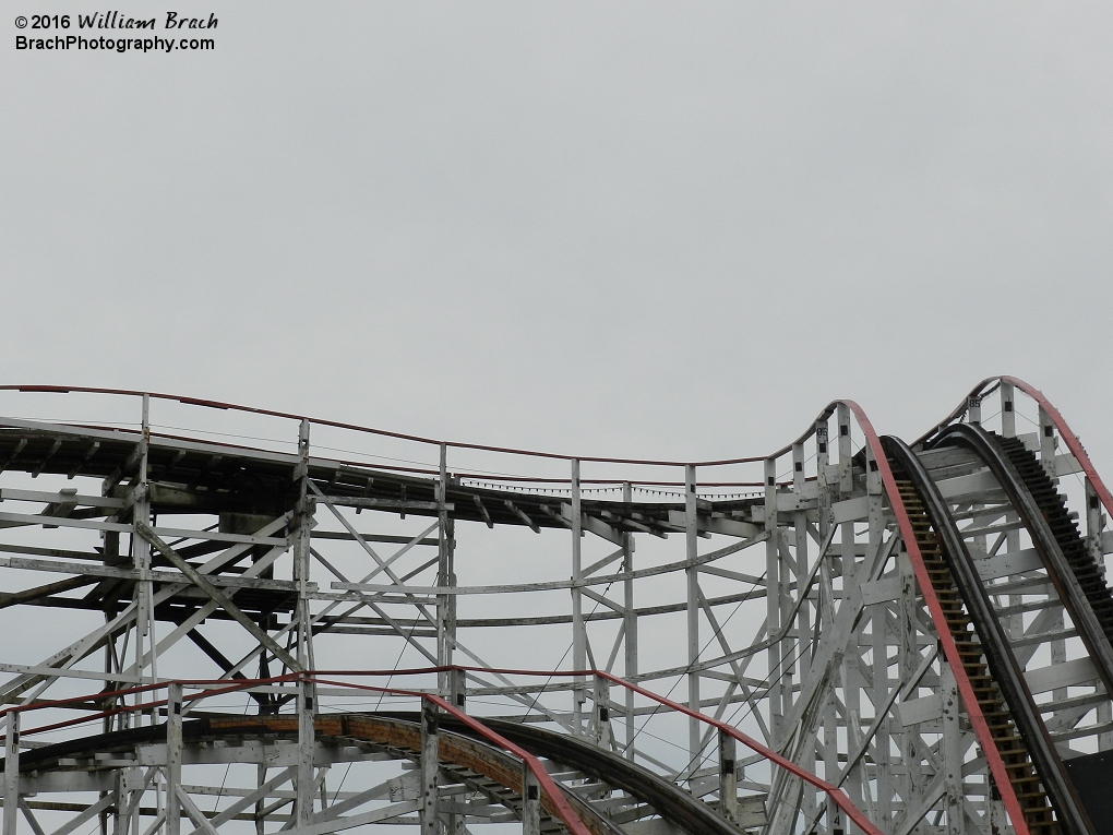 Top of lift hill.