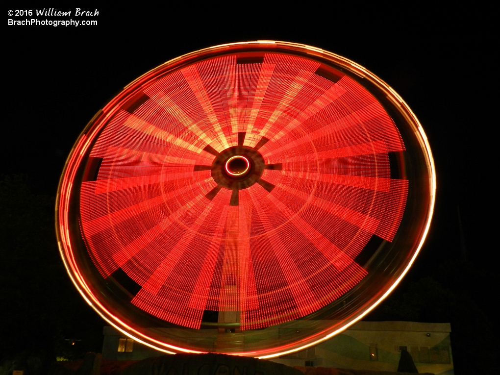 Volcano in motion.