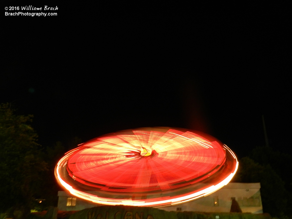 Volcano in motion.