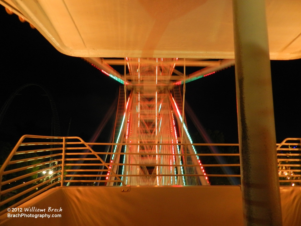 Inside the cabin on Americana at night!