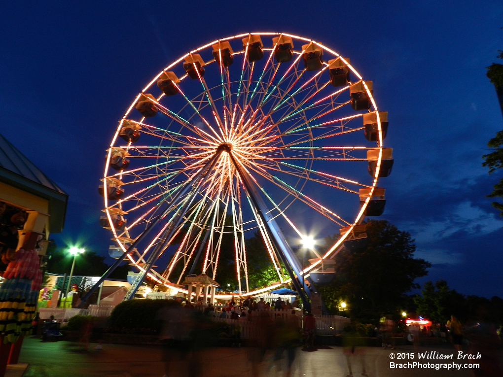 Night view of the classic ride.