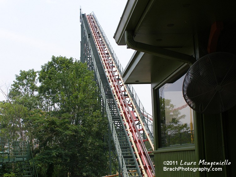 Anaconda's lift hill.