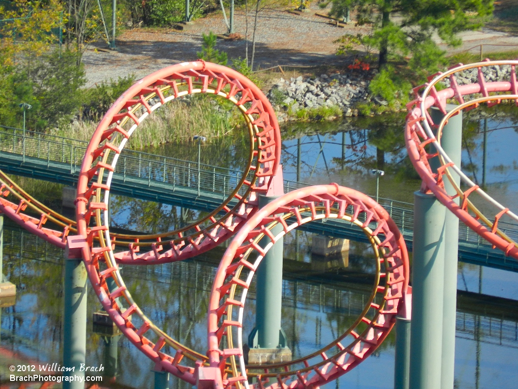 Anaconda's corkscrews from the Eiffel Tower.