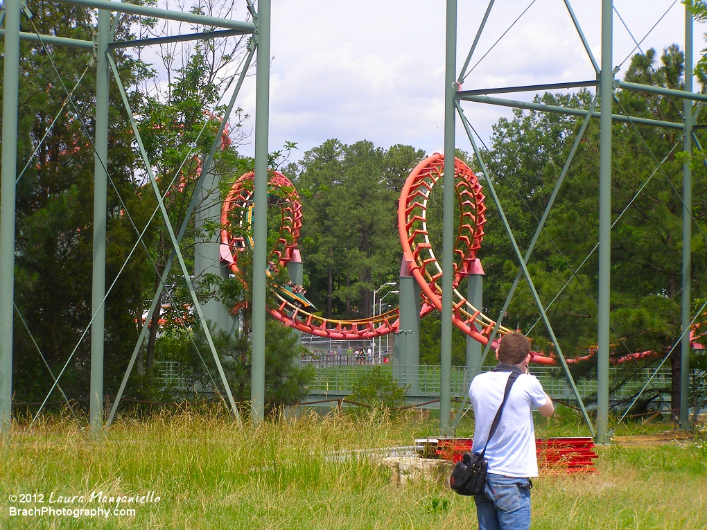 Anaconda's corkscrew loops.