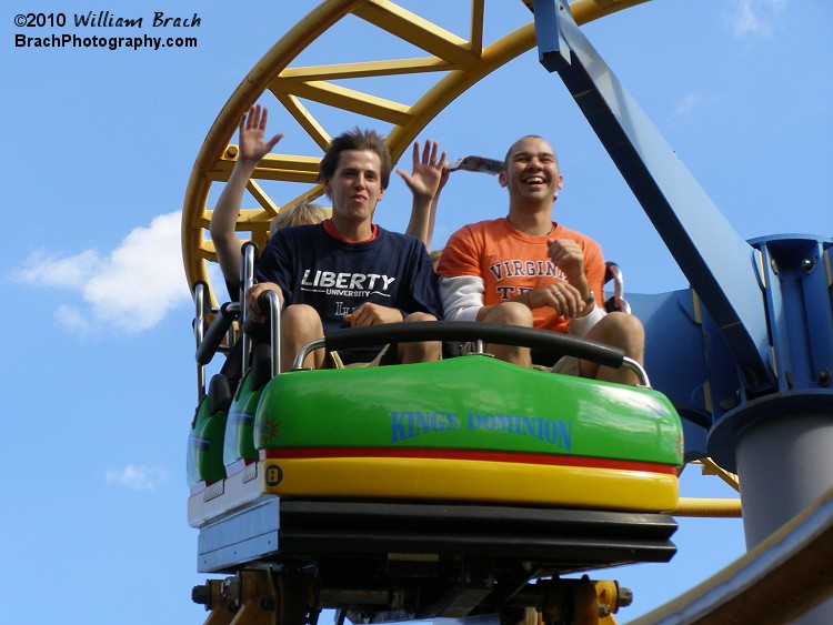 Ricochet in motion and a Virginia Tech Hokie fan!