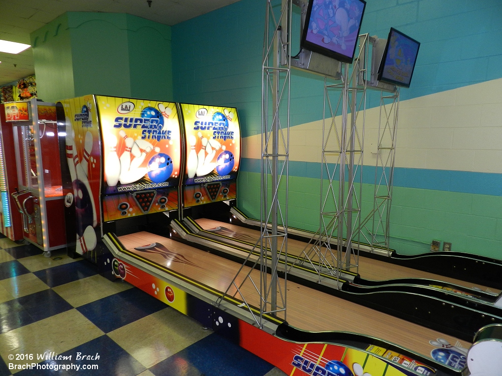 Another new game in the Arcade is SuperStrike Bowling!