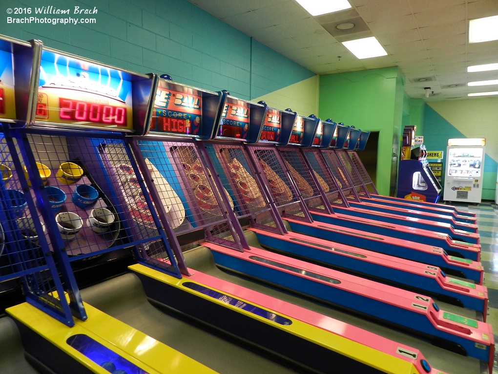 SkeeBall - or IceBall at Kings Dominion.