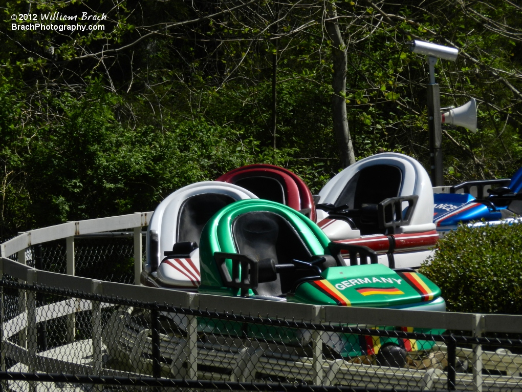 Avalanche train returning to the station after a test run prior to opening for the season.