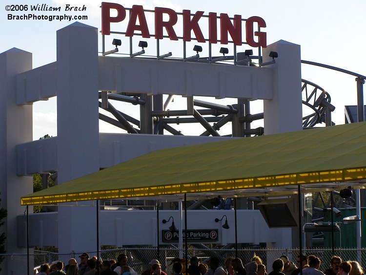 Parking Garage on Italian Job: Turbo Coaster.