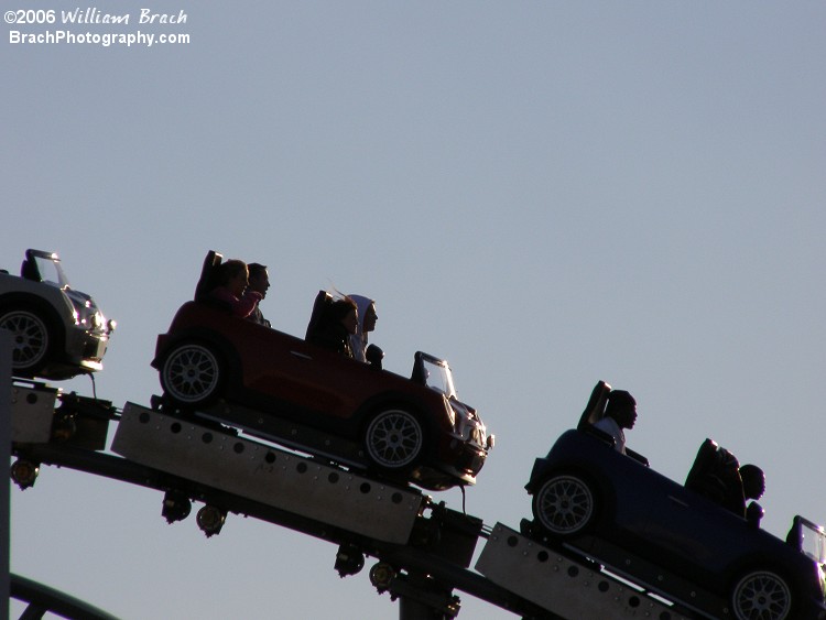 Italian Job: Turbo Coaster in the sunset.