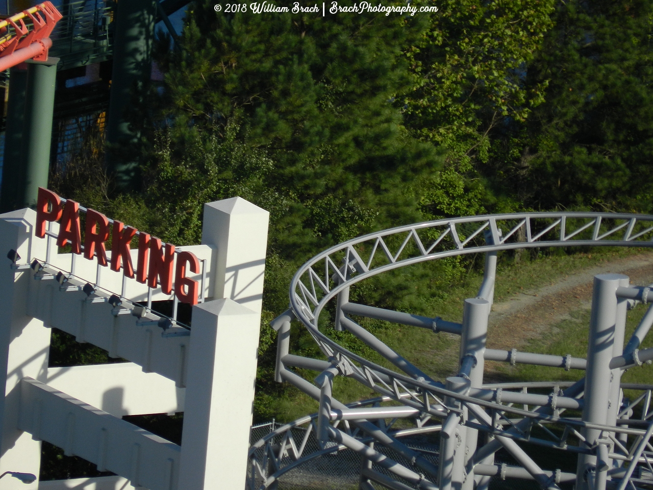 The Stunt Coaster got a fresh coat of paint for 2018.