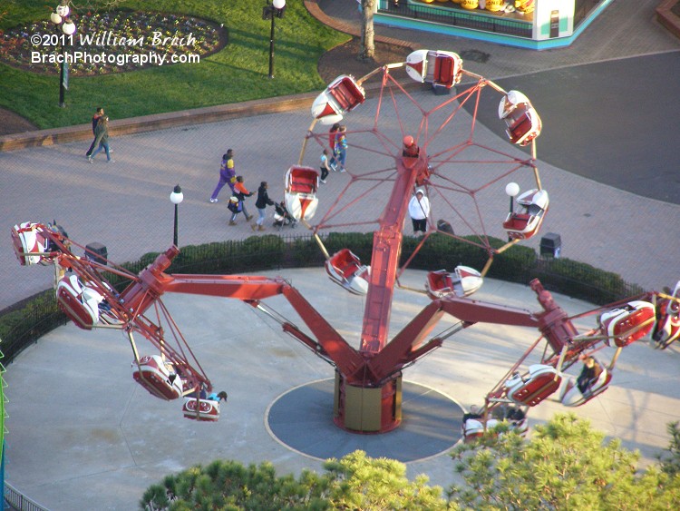 Viewed from the Eiffel Tower.