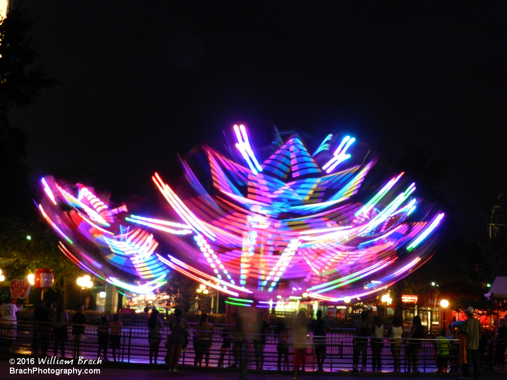 BaBad Apple in motion at night.