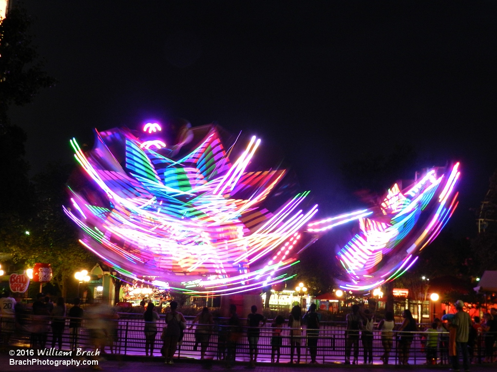 BaBad Apple in motion at night.