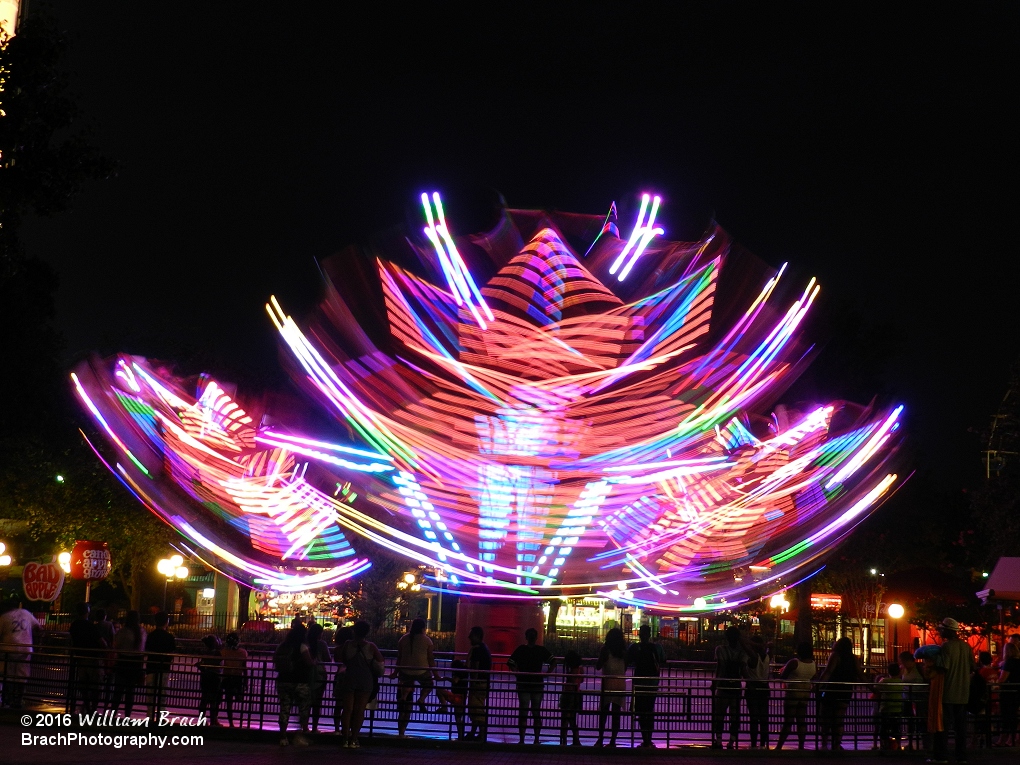 BaBad Apple in motion at night.