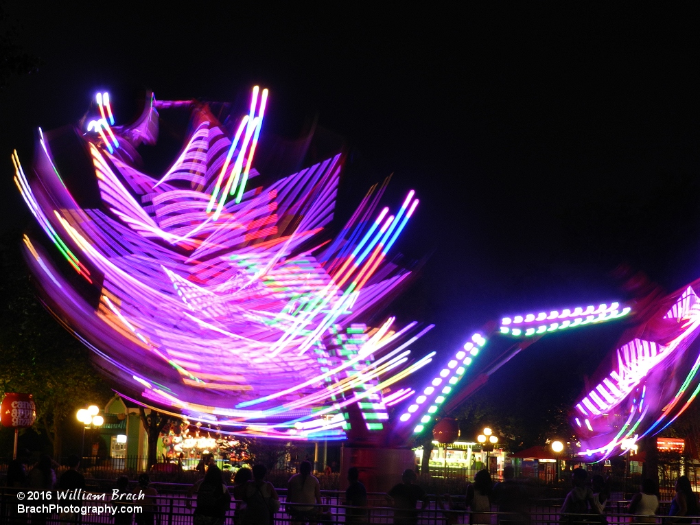 BaBad Apple in motion at night.