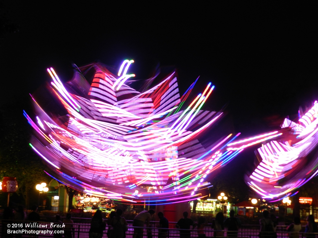 BaBad Apple in motion at night.