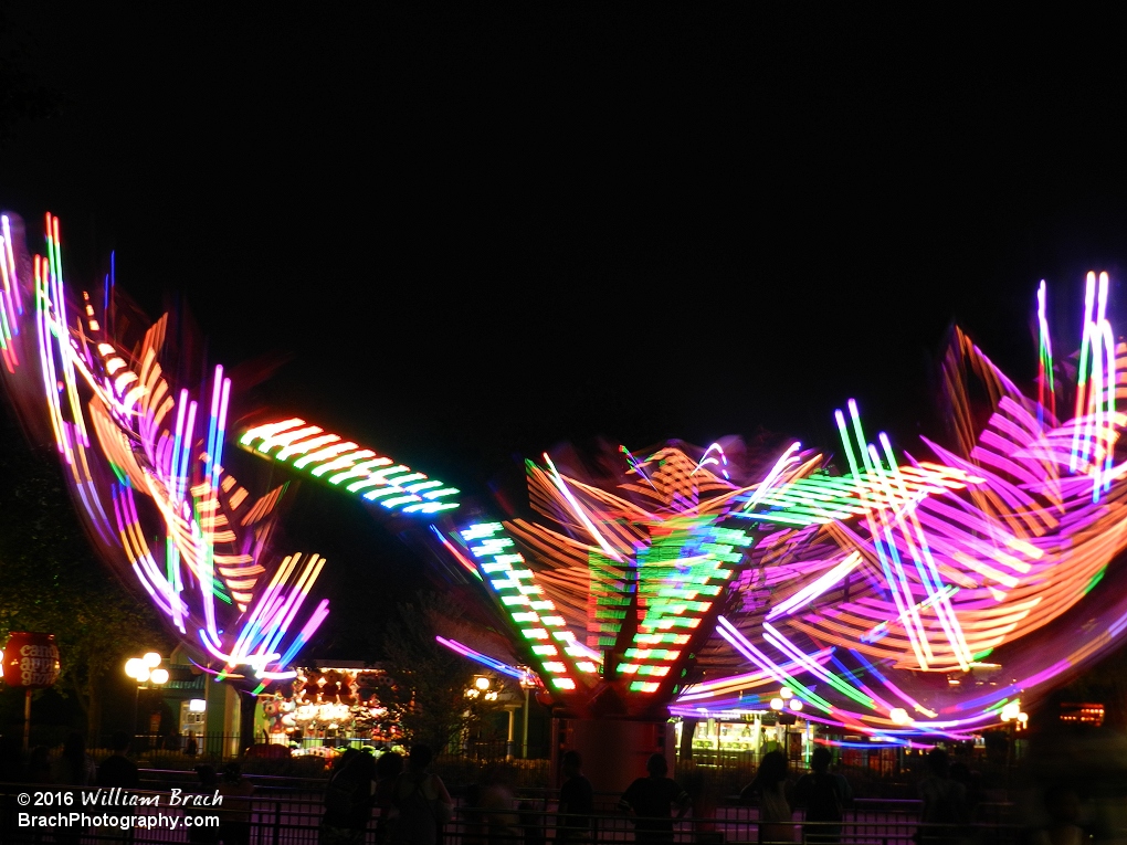 BaBad Apple in motion at night.