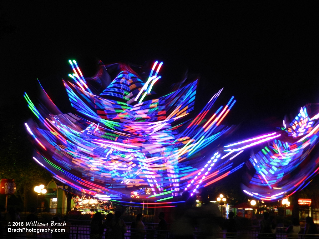 BaBad Apple in motion at night.