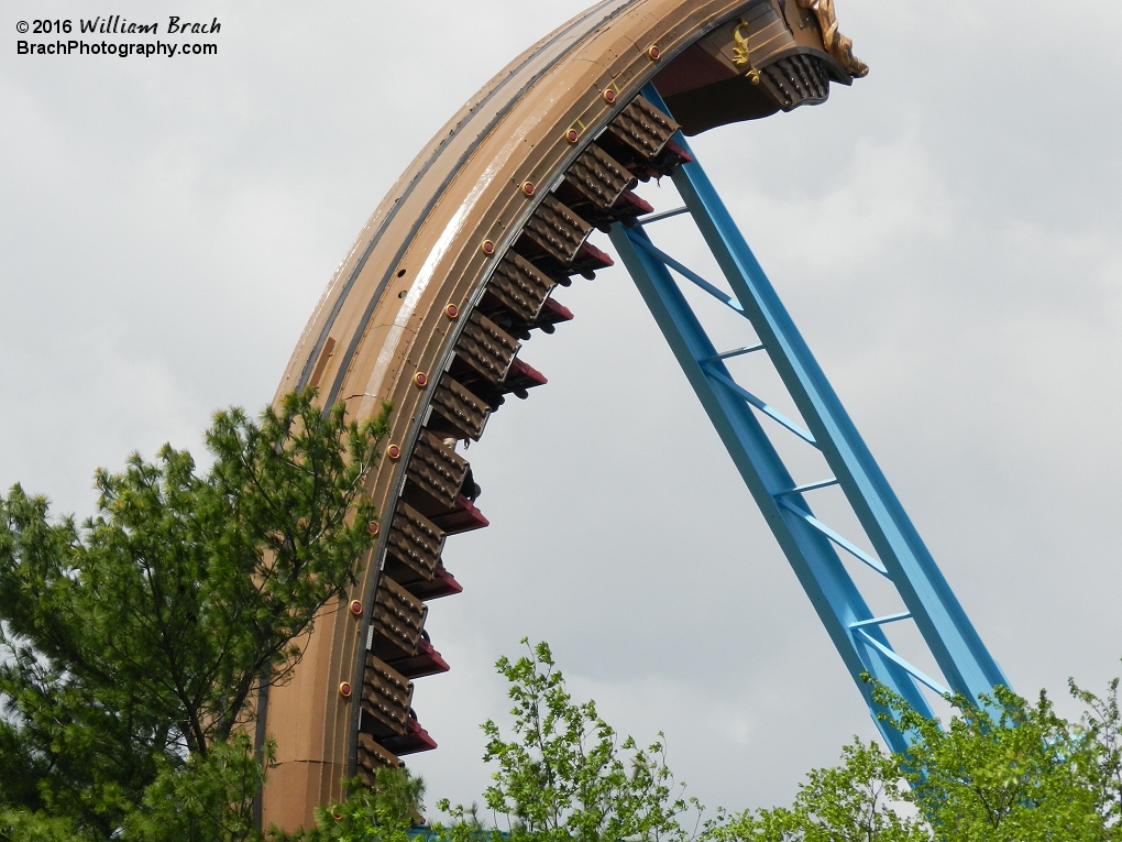 Looking at the Berserker ship from the queue of Snoopy's Rocket Express.