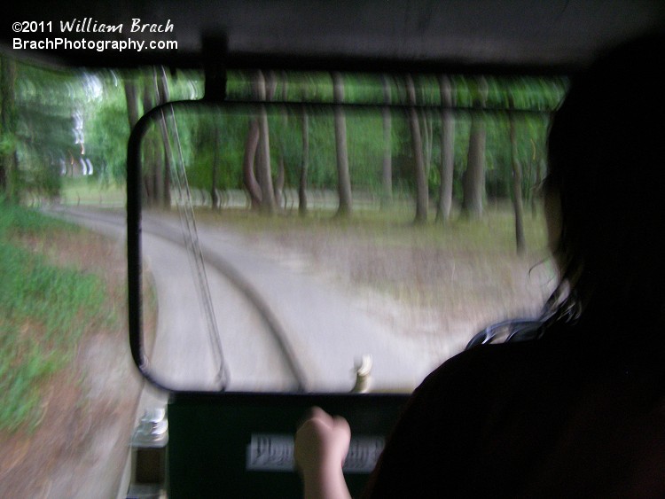 Laura's driving!  Yay?  I mean - YIKES!