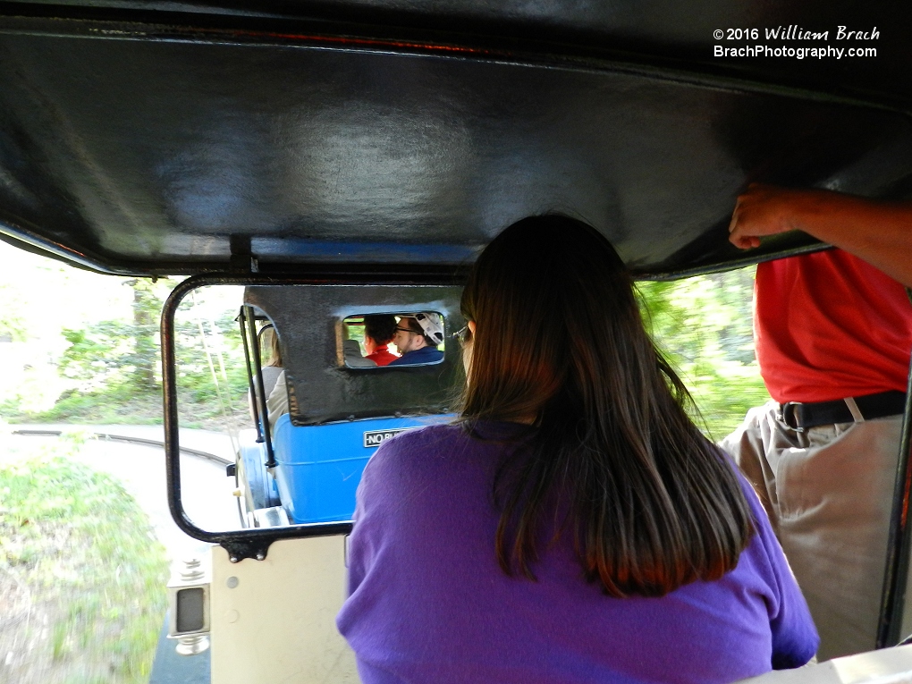 We ended up pushing the broekn down car back to the station.  We did NOT get exit passes nor were we allowed to go through again.